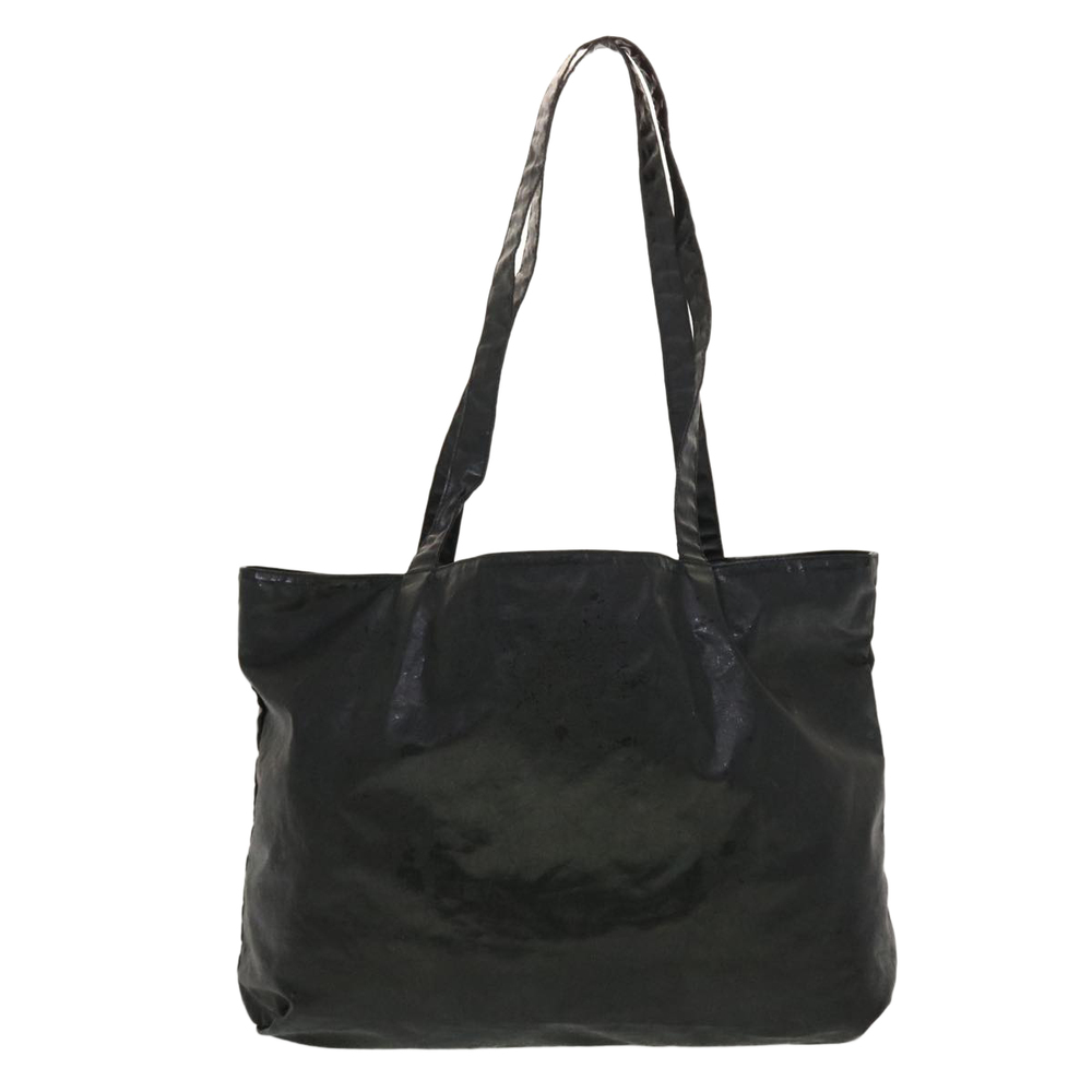CHANEL Tote Bag Patent leather Black CC Auth bs5857 - Picture 2 of 16